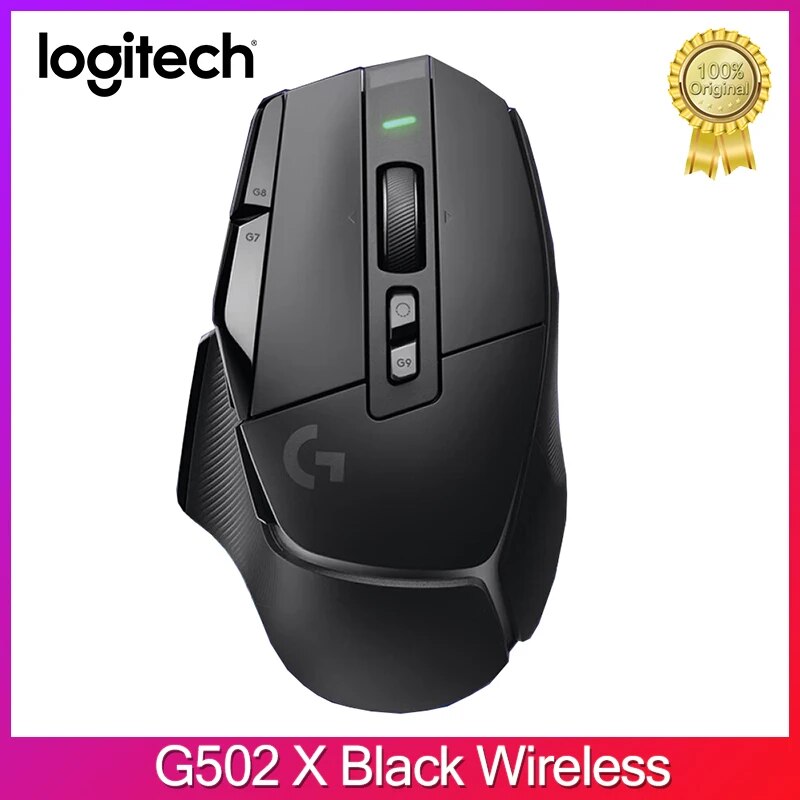 Novo original logitech g502 herói lightspeed sem fio gaming mouse sem fio 2.4ghz herói 16000dpi rgb adequado para e-esportes gamers