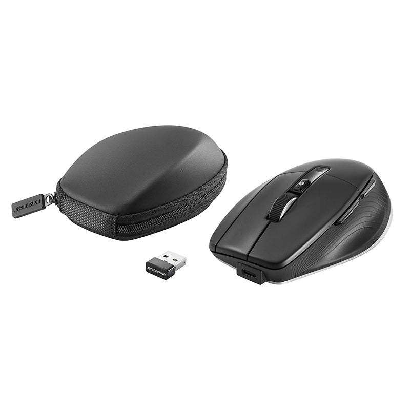 Mouse 3D - Sem fio - 3Dconnexion CadMouse Wireless Pro - Preto/Cinza - 3DX-700116