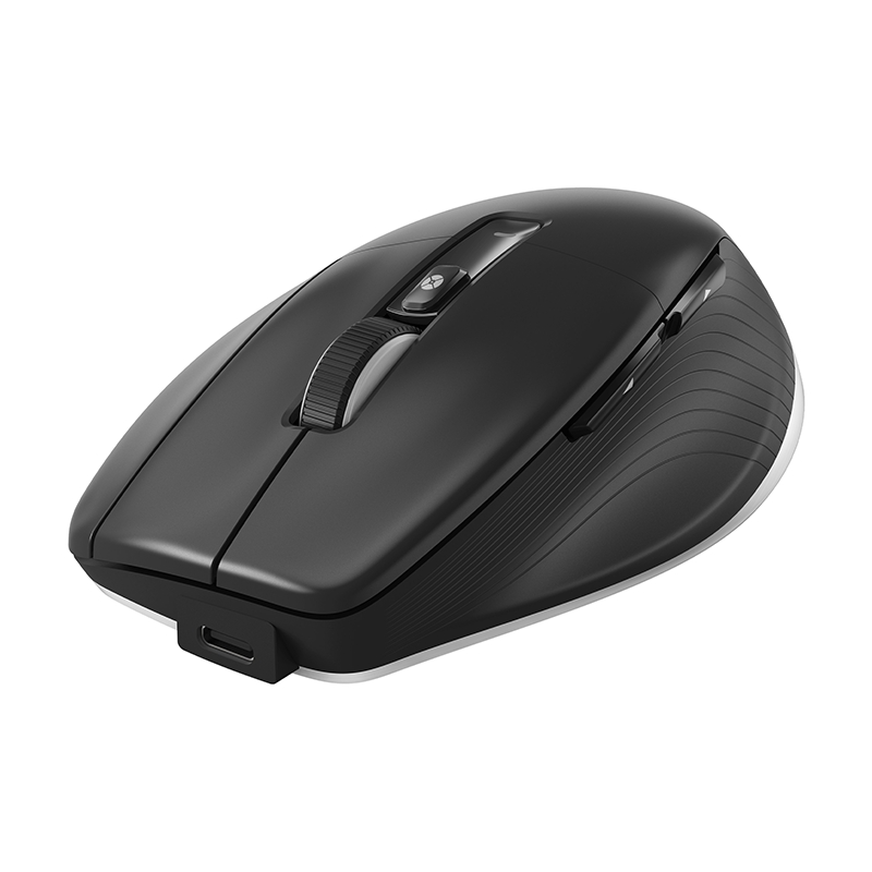 Mouse 3D - Sem fio - 3Dconnexion CadMouse Wireless Pro - Preto/Cinza - 3DX-700116