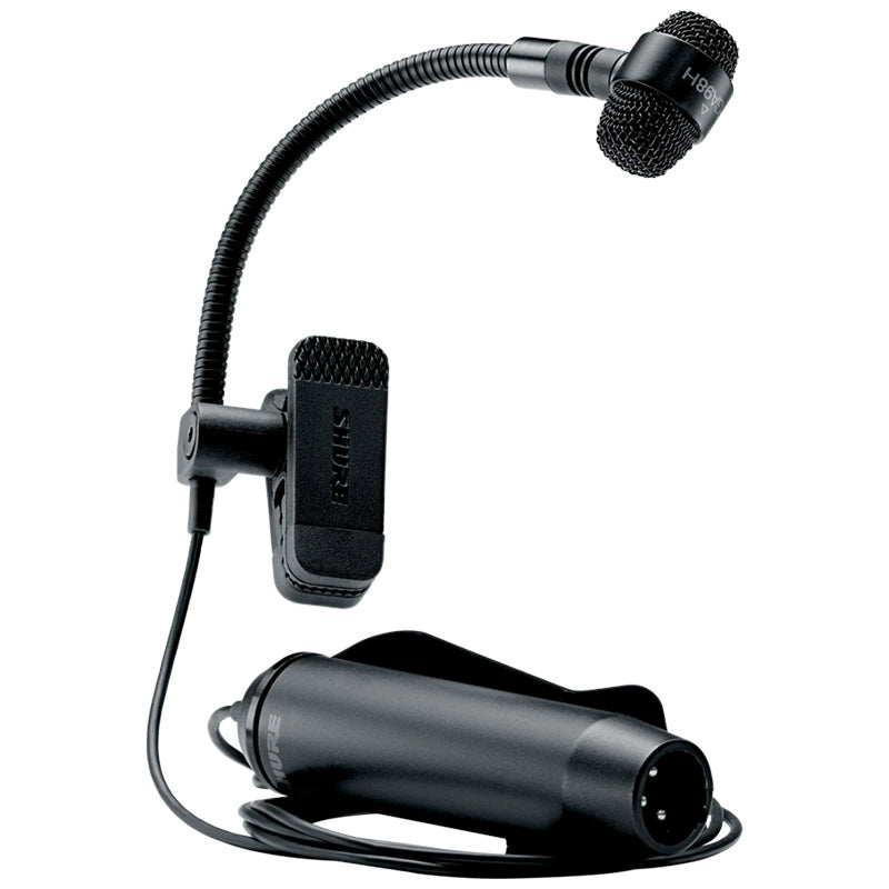 Shure/ Shure PGA98H capacitive instrument microphone brass saxophone performance recording live microphone