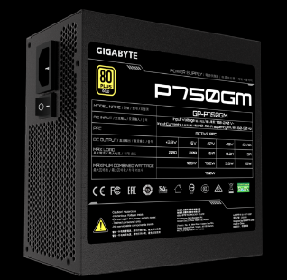 Gigabyte War Saint II 750(P750GM) rated 750W power supply new national line