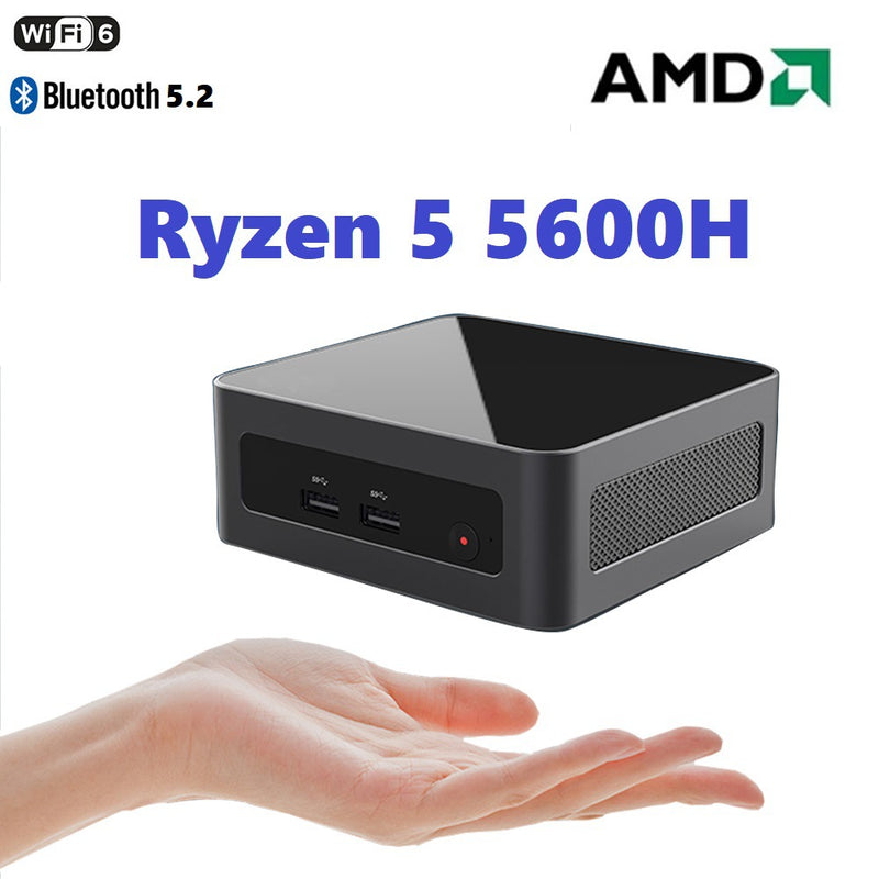 AMD5600H Minicomputer mainframe minicomputer office minicomputer box quasi-system minipc