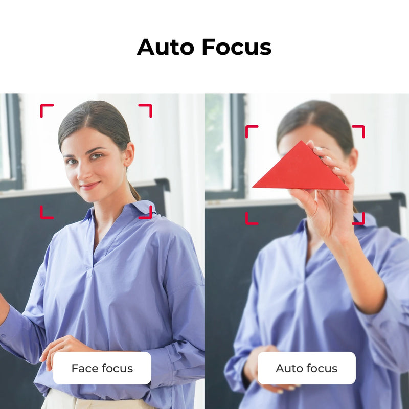 OBSBOT Framing alimentado por IA e foco automático, PTZ minúsculo, webcam 4K com microfones omni-direcionais duplos