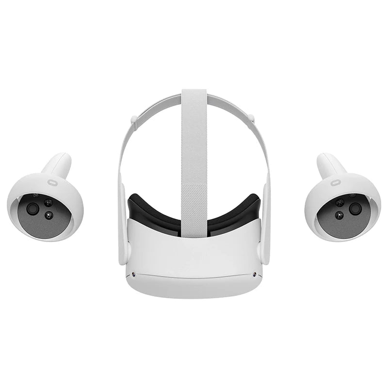 Oculus-Quest 2 tudo em um VR Headset, 5,5 "Display, taxa de atualização 90Hz, óculos 3D, 64 GB, 128 GB, 256 GB de memória