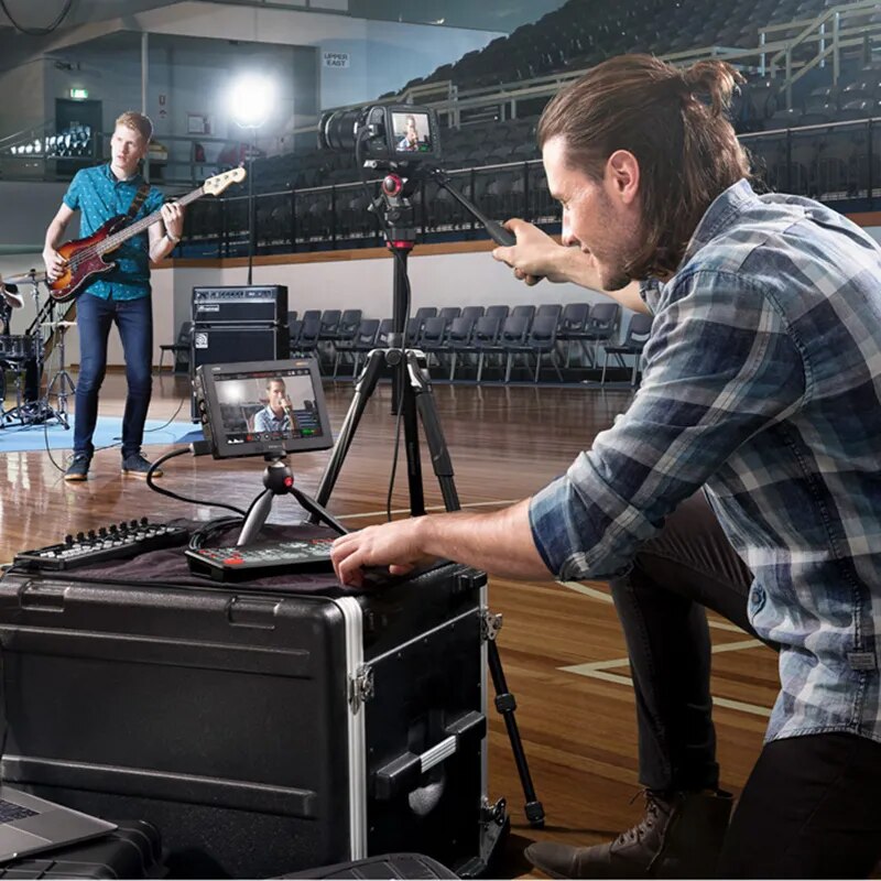 Original blackmagic design atem mini extremo atem mini pro atem mini live stream switcher multi-view e gravação de novos recursos