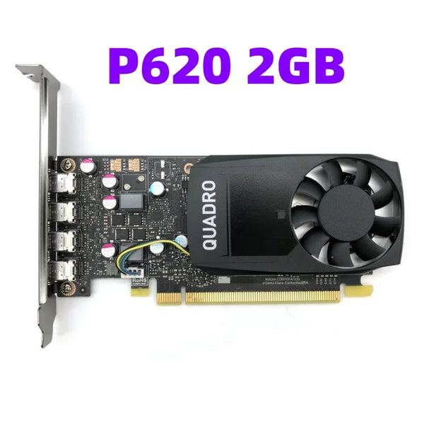 Original quadro p620 2gb placa gráfica profissional cad/ps/sw/3dmax/4-screen 4k