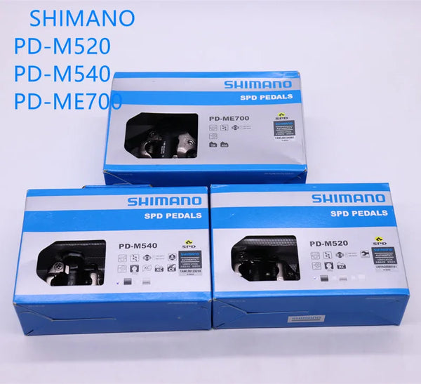 Original shimano pd m520 m540 me700 mtb pedais de bicicleta de montanha ciclo de bloqueio automático pedal deore xt pedais