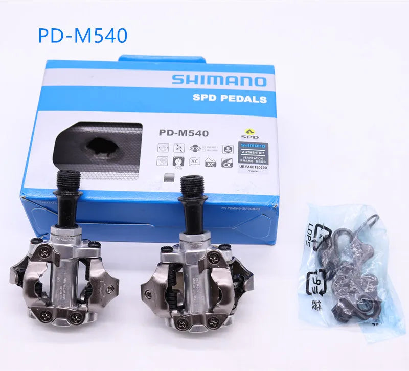 Original shimano pd m520 m540 me700 mtb pedais de bicicleta de montanha ciclo de bloqueio automático pedal deore xt pedais