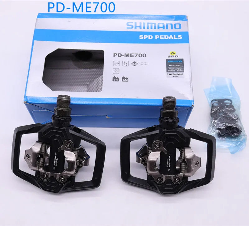Original shimano pd m520 m540 me700 mtb pedais de bicicleta de montanha ciclo de bloqueio automático pedal deore xt pedais