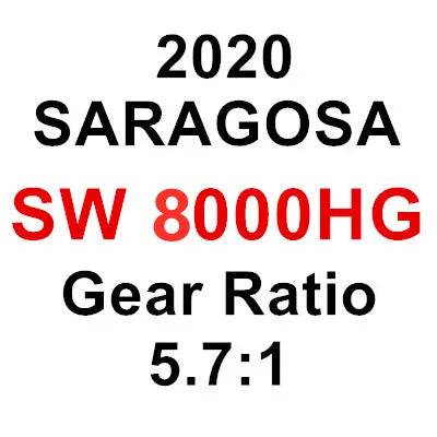 Original shimano saragosa sw molinete de pesca de água salgada 6000hg 8000hg 20000pg 25000