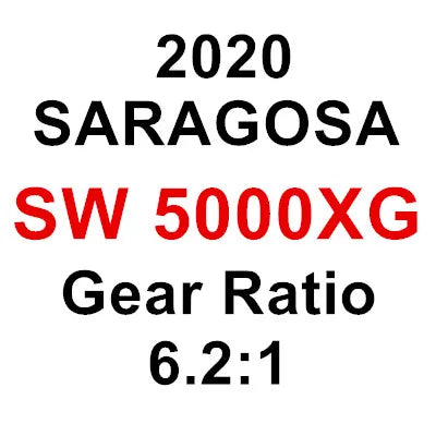 Original shimano saragosa sw molinete de pesca de água salgada 6000hg 8000hg 20000pg 25000