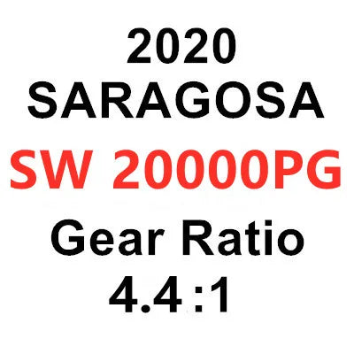 Original shimano saragosa sw molinete de pesca de água salgada 6000hg 8000hg 20000pg 25000