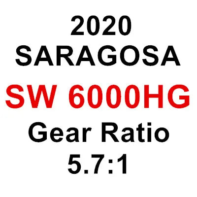 Original shimano saragosa sw molinete de pesca de água salgada 6000hg 8000hg 20000pg 25000