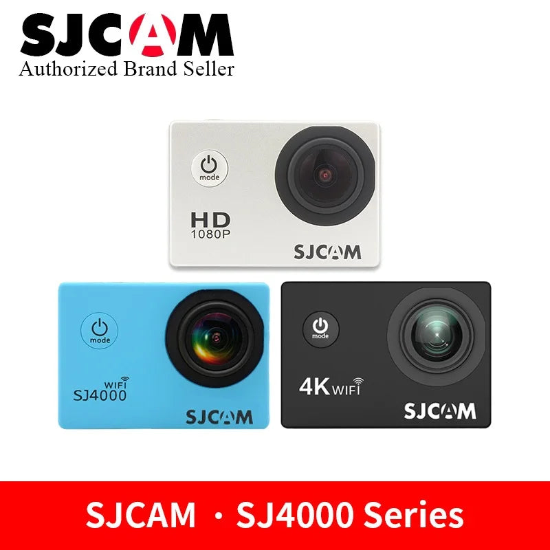 Original sjcam sj4000/sj4000air/sj4000 wifi 1080p 2.0 lcd completo hd câmeras de ação à prova ddv água esporte câmera dv câmera