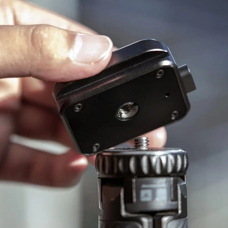 PGYTECH-Adaptador de placa SnapLock, furos roscados Placa, Compatível com Gimbals, Tripes, Sliders, Arac-Swiss, 1/4 e 3/8