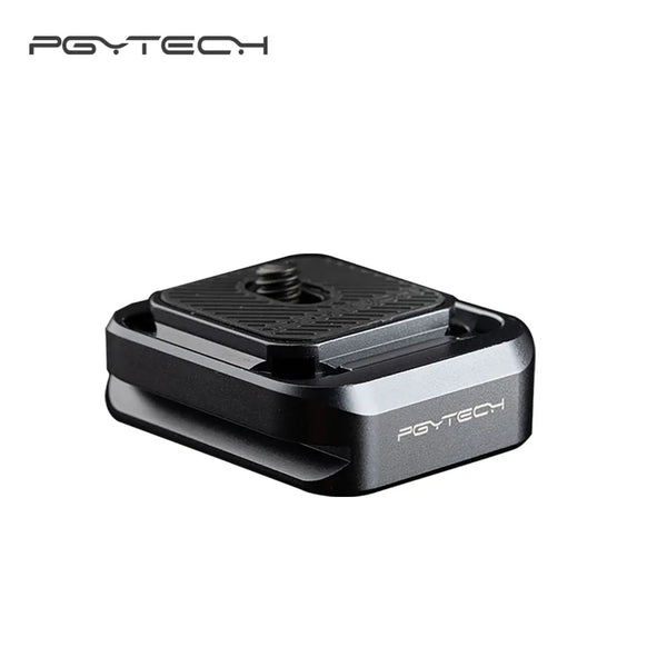 PGYTECH-Adaptador de placa SnapLock, furos roscados Placa, Compatível com Gimbals, Tripes, Sliders, Arac-Swiss, 1/4 e 3/8