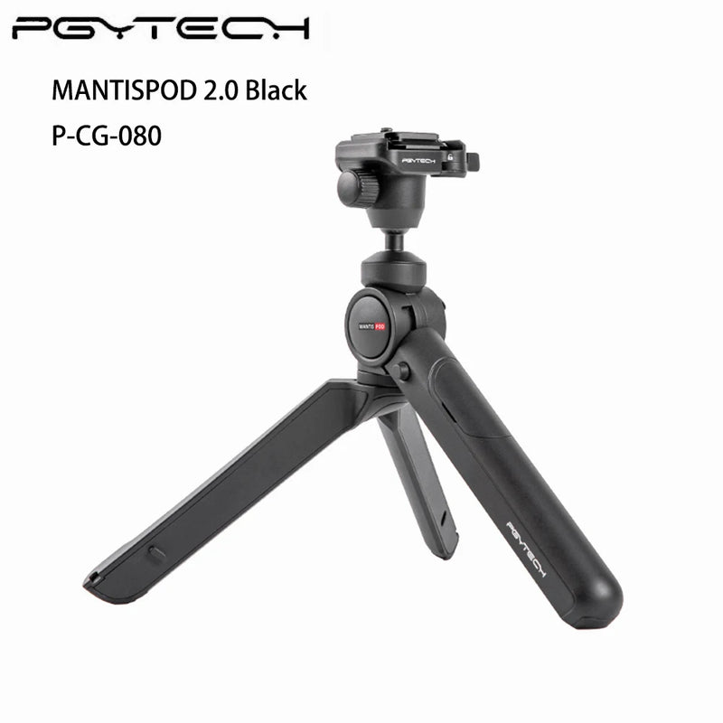 PGYTECH-MANTISPOD Mini Câmera Vlogging Tripé, Bluetooth 2.0, 6 Modos, Viagem Pequena, DSLR Flexível, Suporte de Bolso com Controle Remoto