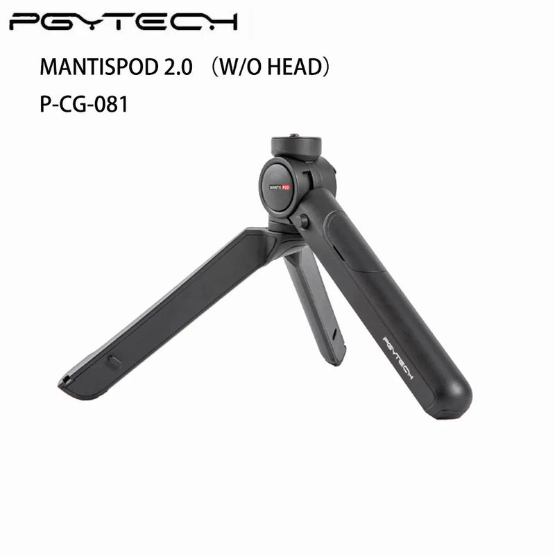 PGYTECH-MANTISPOD Mini Câmera Vlogging Tripé, Bluetooth 2.0, 6 Modos, Viagem Pequena, DSLR Flexível, Suporte de Bolso com Controle Remoto