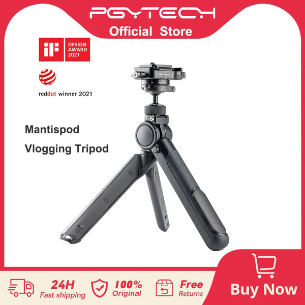 PGYTECH-MANTISPOD PRO Mini Câmera e Suporte para Tripé para Celular, 7 Modos, Pequeno, Viagem, Flexível, Vlogging, Desktop, Selfie
