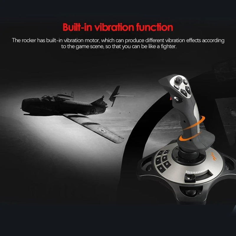 PXN-2113 Joystick Flight Simulator Controlador Gamepad Pc Flight Simulator Cockpit Stick para PC/Desktop