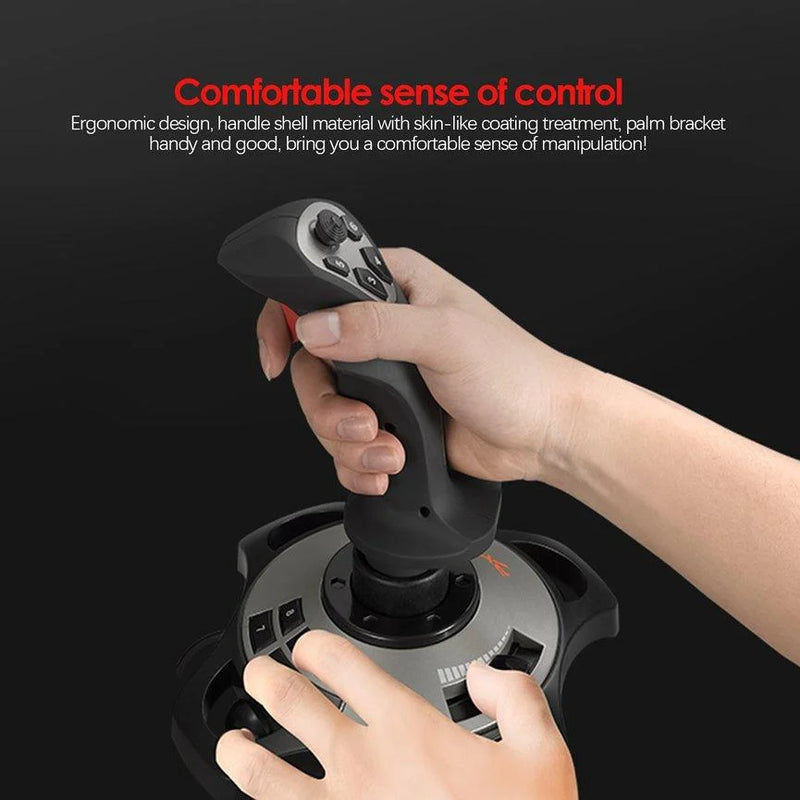 PXN-2113 Joystick Flight Simulator Controlador Gamepad Pc Flight Simulator Cockpit Stick para PC/Desktop
