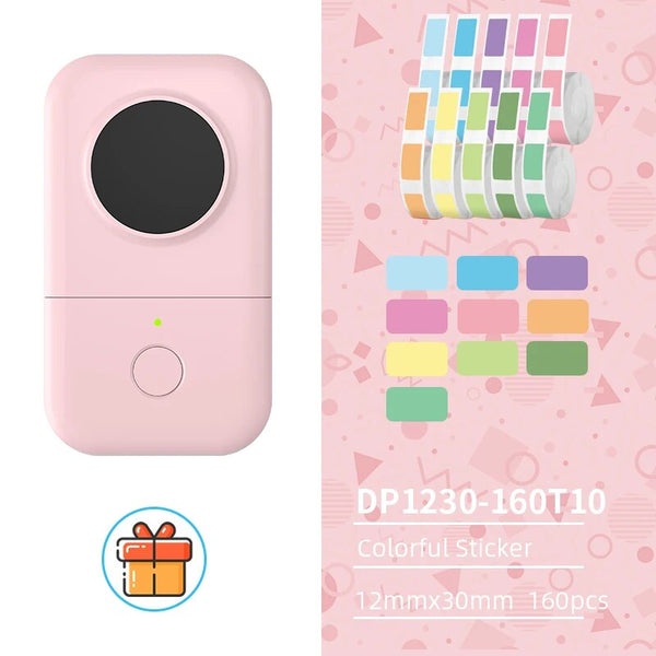 Phomemo-Impressora de etiquetas auto-adesiva, D30, pequena e portátil, mini fabricante de etiquetas, conexão sem fio, impressora térmica para casa