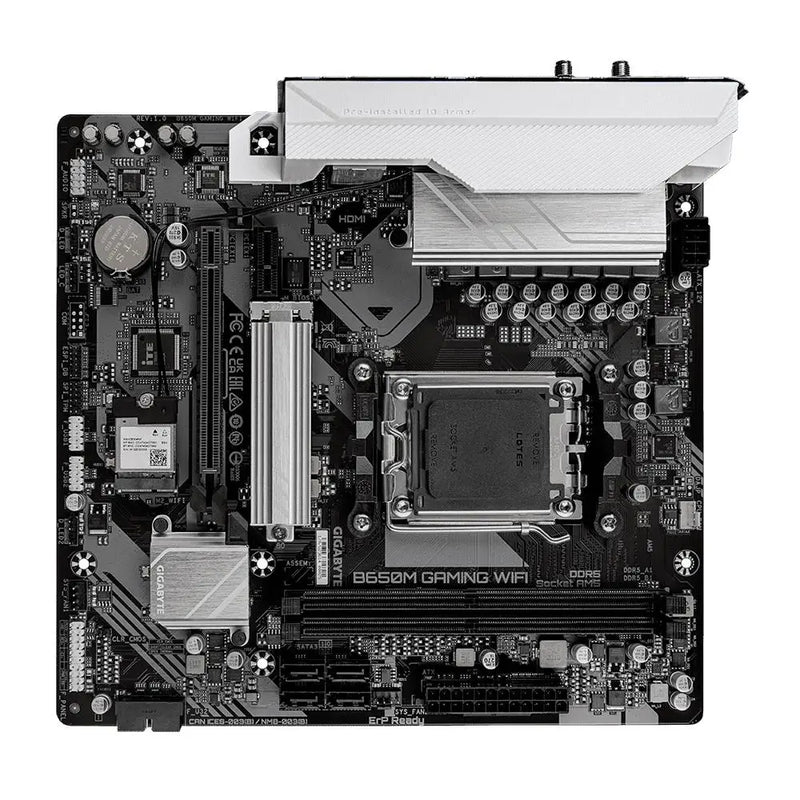 Placa Mae Gigabyte AMD (AM5) DDR5 Micro ATX - B650M Gaming Wifi 1.1