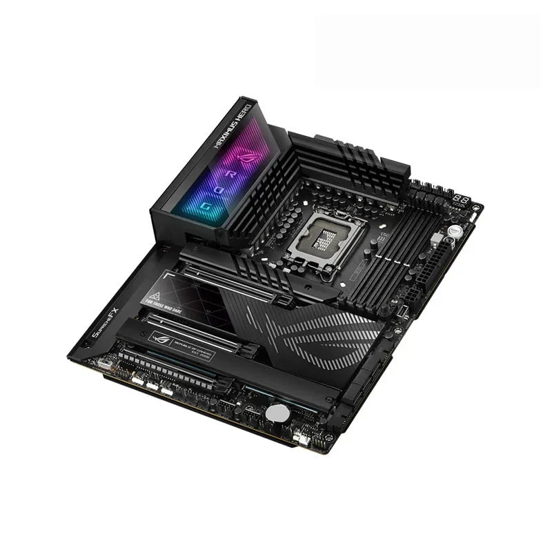 Placa-mãe Asus-Rog MAXIMUS Z790 HERO WiFi 6E DRR5, Intel Z790, PCIe 5.0, soquete 128G D5, suporte para CPU de 12ª e 12ª gerações, novo