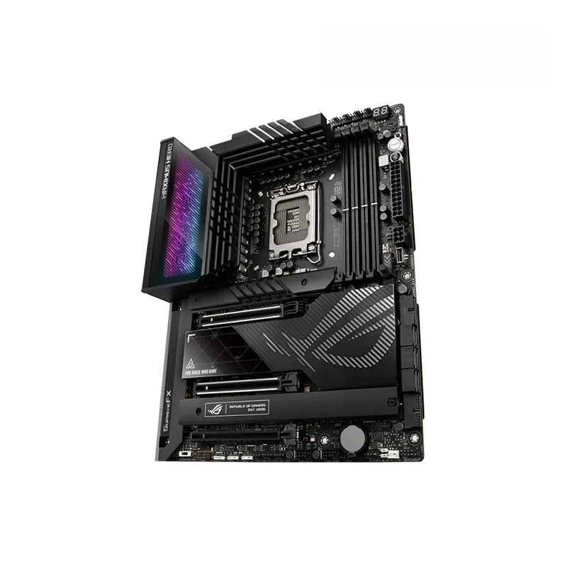 Placa-mãe Asus-Rog MAXIMUS Z790 HERO WiFi 6E DRR5, Intel Z790, PCIe 5.0, soquete 128G D5, suporte para CPU de 12ª e 12ª gerações, novo