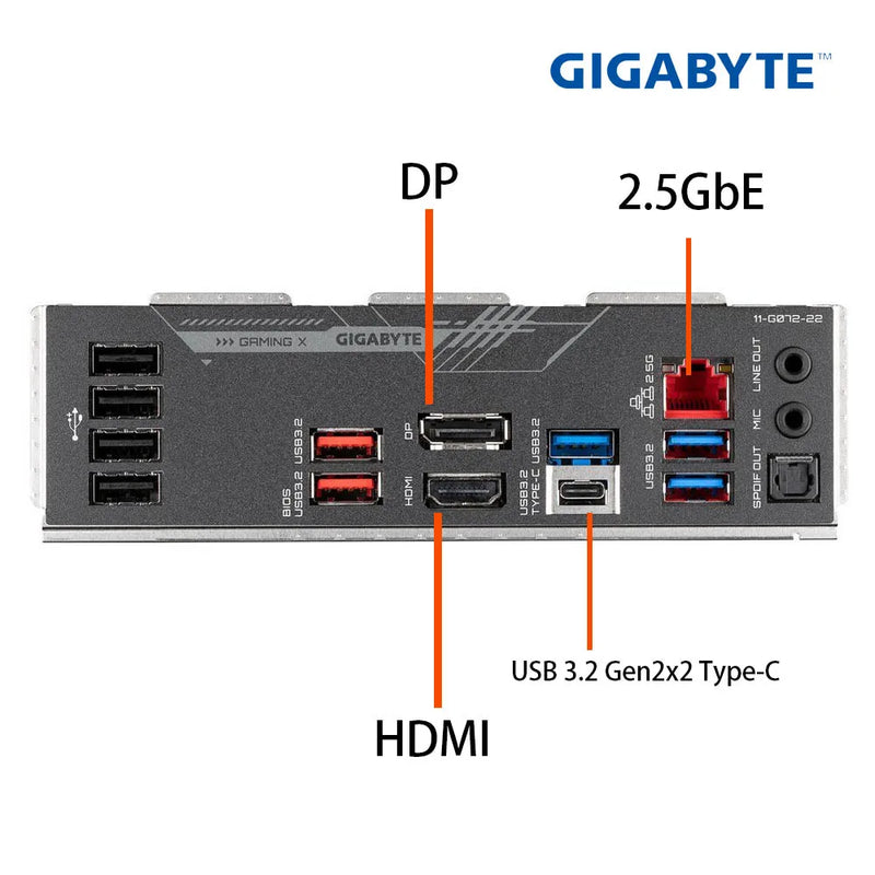 Placa-mãe gigabyte ga z690 jogos x ddr4 intel z690 ddr4 xmp 128g 5333 (o. c.) Pcie 5.0 m. 2 suporte 12 gen soquete lga 1700 novo Mainboard Z690 suporta CPUs i3 i5 i7 i9