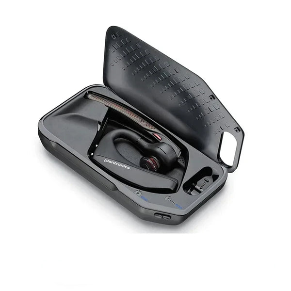 Poly Voyager 5200 Auscultadores Sem Fio Bluetooth, Redução de Ruído, Fone de Ouvido Empresarial, Software-Habilitado, Tecnologia Windsmart