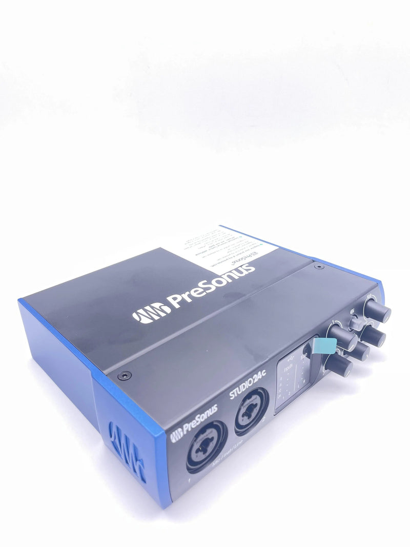 Presonus-Studio 24C USB-C, USB-C™Interface de áudio de ultra alta definição, placa de som com 2 pré-amplificadores mirrorless, estúdios de gravação caseiros