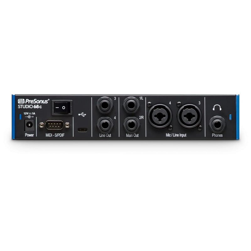 Presonus studio 68c profissional placa de som externo com função de medição e monitoramento para o estúdio de gravação de dobragem ao vivo