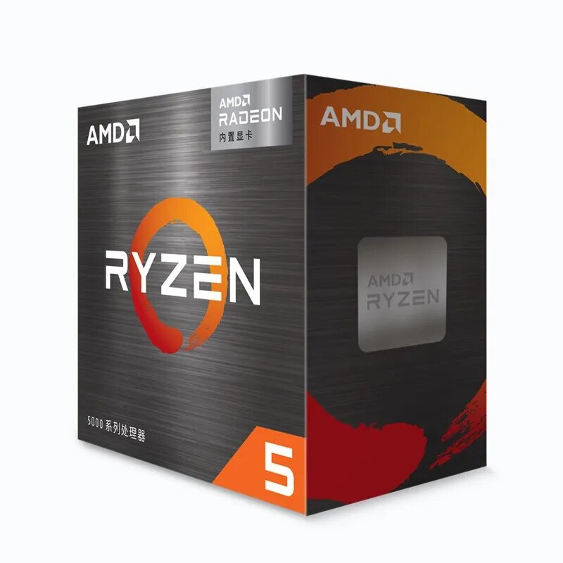Processador AMD Ryzen 5 5600G R5 5600G 3.9GHz com seis núcleos e doze thread 65W CPU L3 = 16M 100-000000252 Soquete AM4 Novo E Tem Ventilador