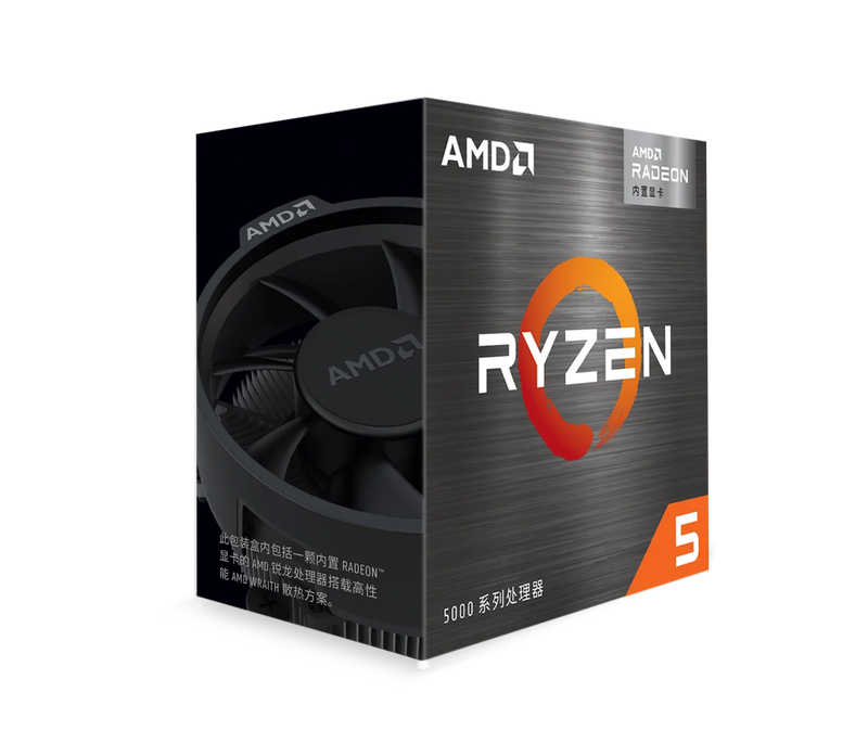 Processador AMD Ryzen 5 CPU Desktop Gamer, R5 5600GT Box, R5 5600GT, 3,6 GHz, 6 núcleos, 12 thread, soquete 65W, AM4, Novo