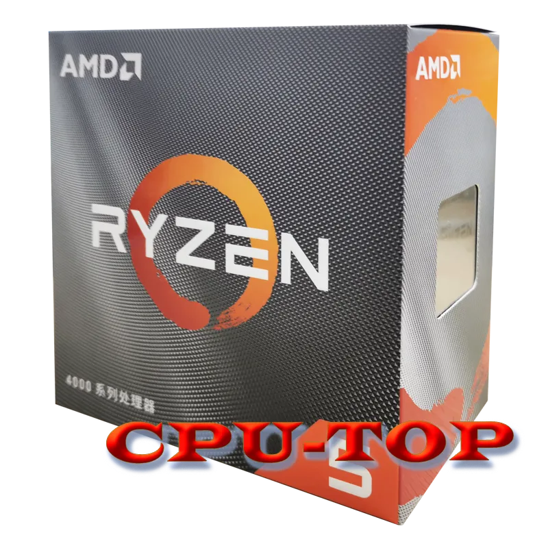 Processador Amd-Ryzen 5 4500 r5, 6 núcleos, 12 fios, cpu, cpu, 7nm, l3 = 8m, 100-000000644, soquete am4, selado, incluindo ventilador