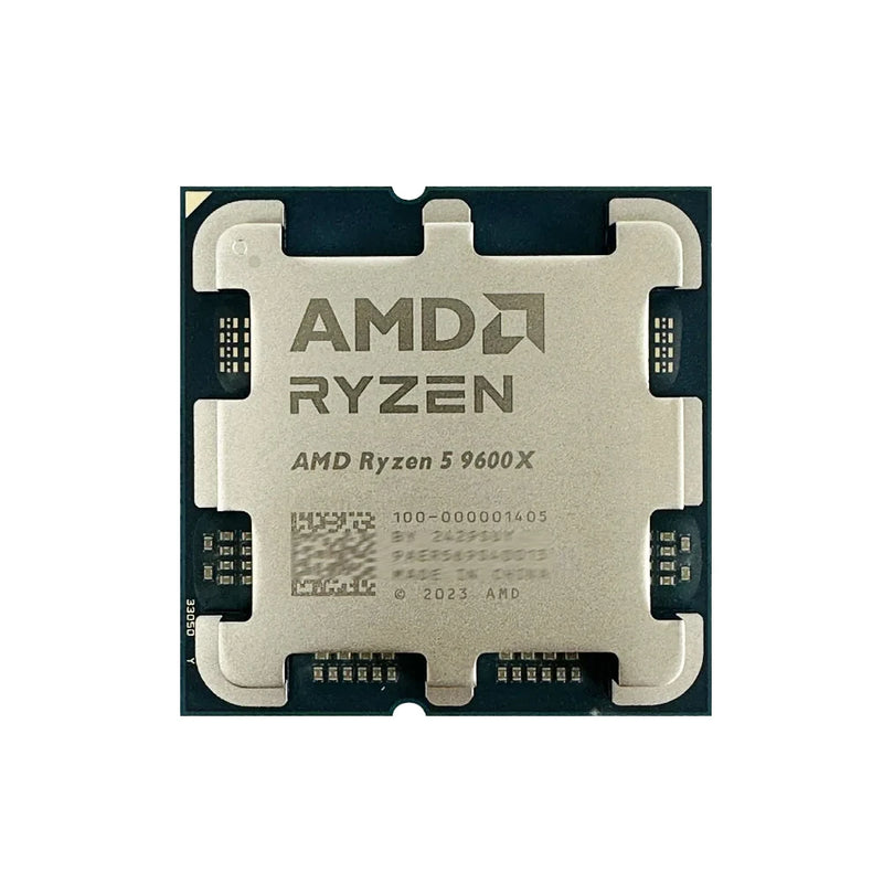 Processador amd ryzen 5 9600x cpu novo r5 9600x 5.4ghz 6 núcleos 12 threads gráficos integrados rdna2 2cu tdp 65w soquete am5 mas sem ventilador