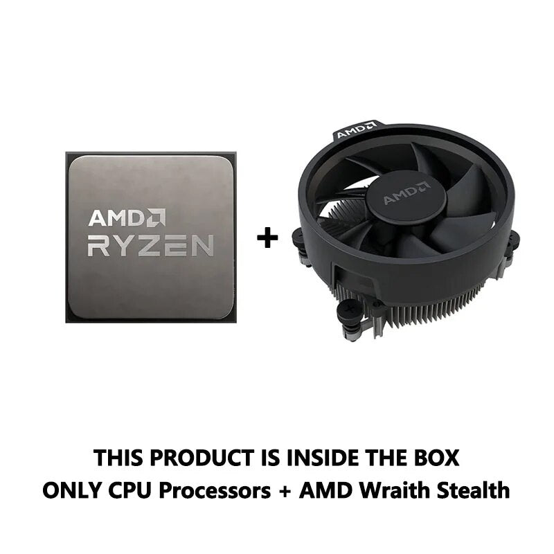 Processador de desktop desbloqueado com placa gráfica Radeon, 7 5700G, R7 5700G, 8 núcleos, 16 thread, 100-100000263, soquete de caixa, AM4