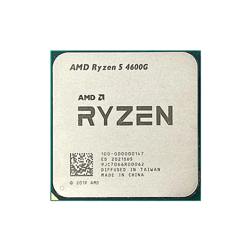 Processador para CPU AMD Ryzen 5, R5 4600G, 3,7 GHz, 6 núcleos, 12 thread, 7NM, L3 = 8M, 100-000000147, AM4, Novo, mas sem refrigerador