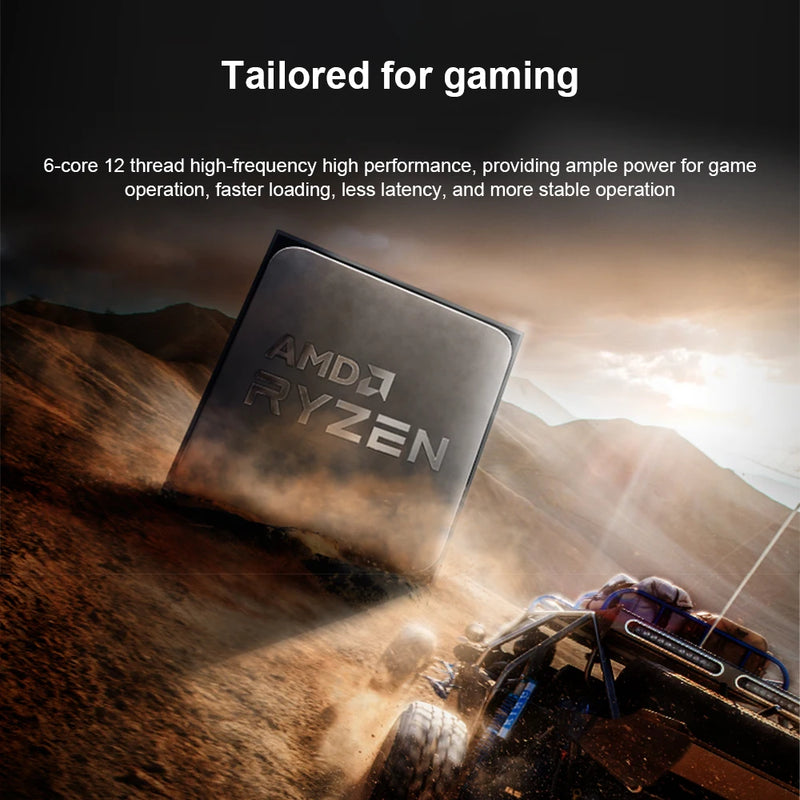 Processador para CPU AMD Ryzen 5, R5 4600G, 3,7 GHz, 6 núcleos, 12 thread, 7NM, L3 = 8M, 100-000000147, AM4, Novo, mas sem refrigerador