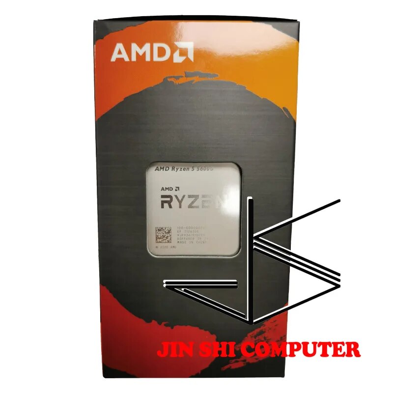Processador para CPU AMD Ryzen 5, R5 5600G, 3,9 GHz, Núcleo 6, 12 Thread, 65W, L3 = 16M, Soquete 100-000000252, AM4, Ventilador Novo e Have