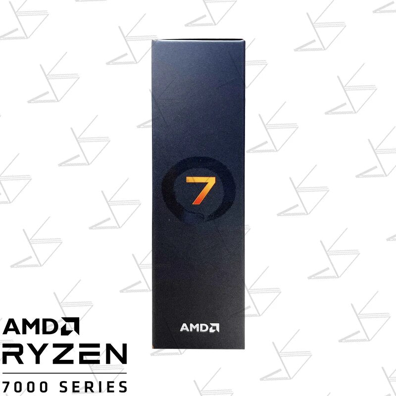 Processador para CPU AMD Ryzen 7, R7 7700X, 100-000000591, 4,5 GHz, 8 núcleos, 16 thread, 5nm, Zen 4, Soquete 105W, AM5 LGA1718, Sem ventilador, Novo