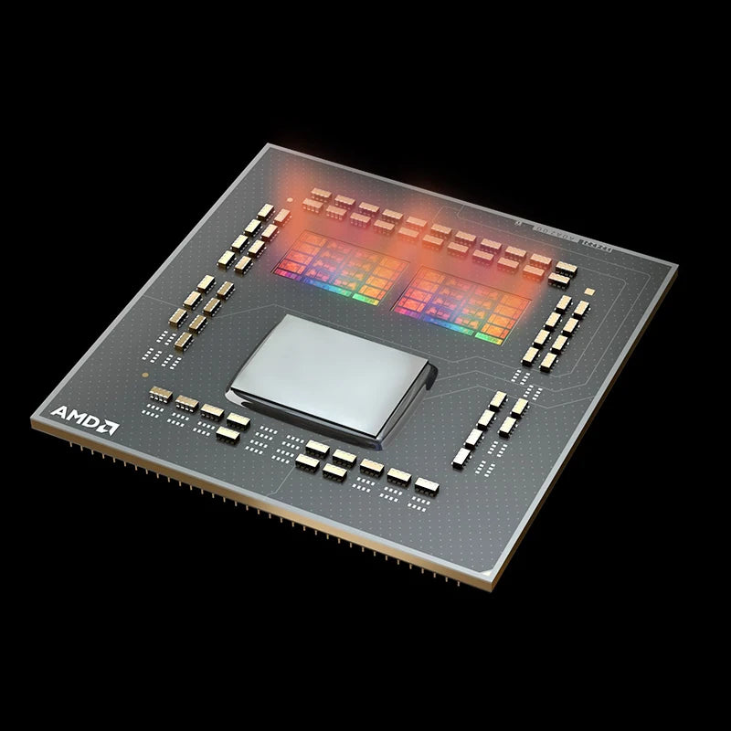 Processador para jogos AMD-Ryzen 7 5700X3D, 8 núcleos, 16 thread, 4,1 GHz, 7NM, soquete de jogo de 100MB, AM4, Novíssimo, 2024