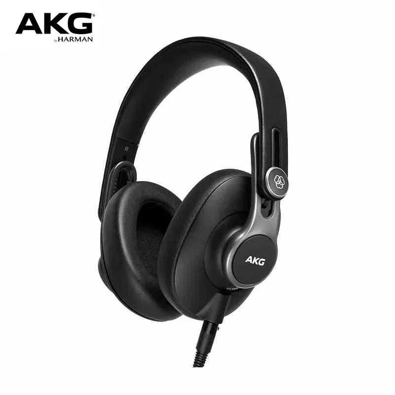 Profissional Hifi Headset, Microfone Estabilizador, Bluetooth, Com Fio, Dupla Conexão, Microfone, Monitoramento de Tensão, 100% Akg, K371BT