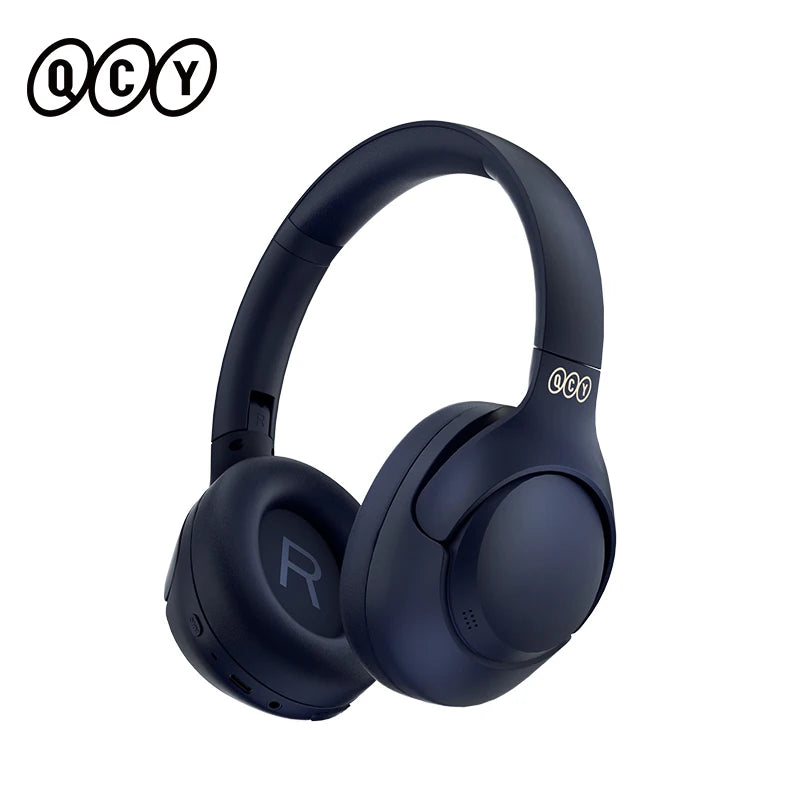 QCY-H3 ANC Auscultadores sem fios, Bluetooth 5.4, Hi-Res Audio, Over Ear Headset, híbrido Active Cancelamento de Ruído, Auscultadores, 60H, 43dB