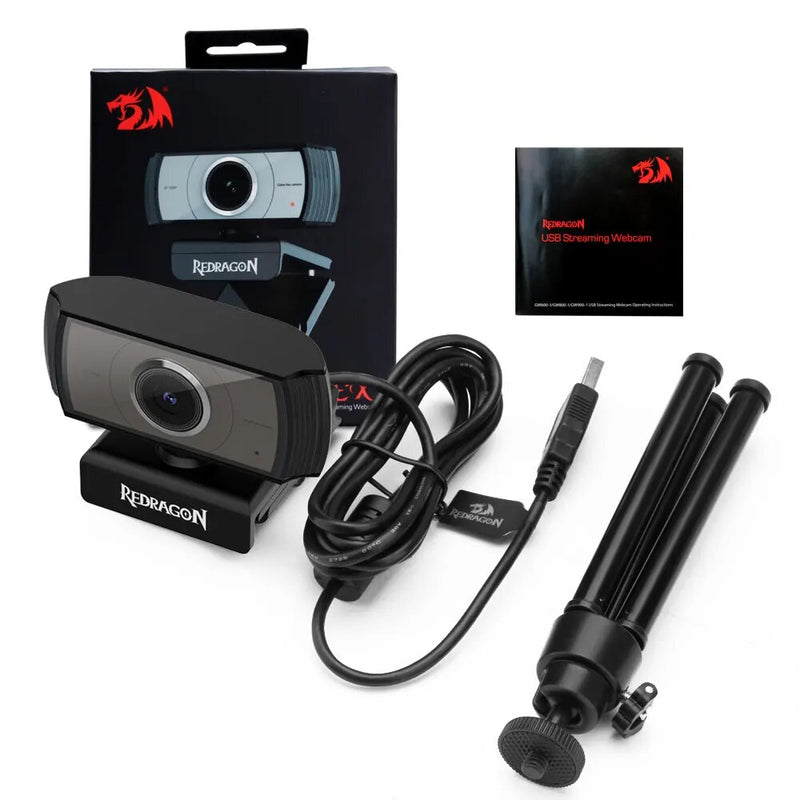 REDRAGON GW900 ÁPICE Webcam USB HD Built-In Microfone 1920X1080P 30fps autofocus Web Cam Camera para laptops de Desktop Jogo PC