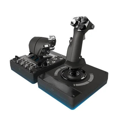 RGB Simulação Flight Game Joystick, controlador do acelerador, HOTAS X56