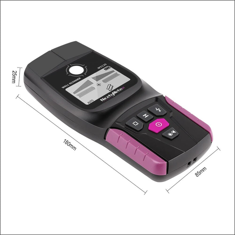 RZ Digital Multifunções Parede Parede de Metal Scanner Handheld Profissional Wiring Detector de Metal Scanner Localizador de Fio de Cabo de Madeira Da Tubulação Do Parafuso Prisioneiro