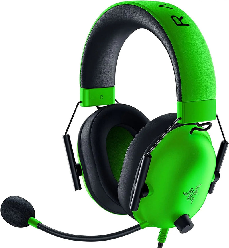 Razer-BlackShark V2 X Gaming Headset, 7.1 Surround Sound para PC, PS4, PS5, Switch, Xbox, Mobile, 3.5mm Audio Jack