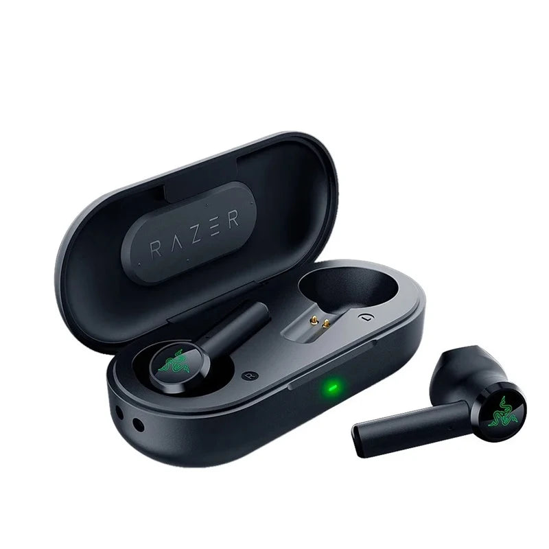 Razer Hammerhead-Verdadeiro Sem Fio Bluetooth Phone Headphones, ESports Mobile Games, TWS Sports Headphones, Música, Microfone, Original